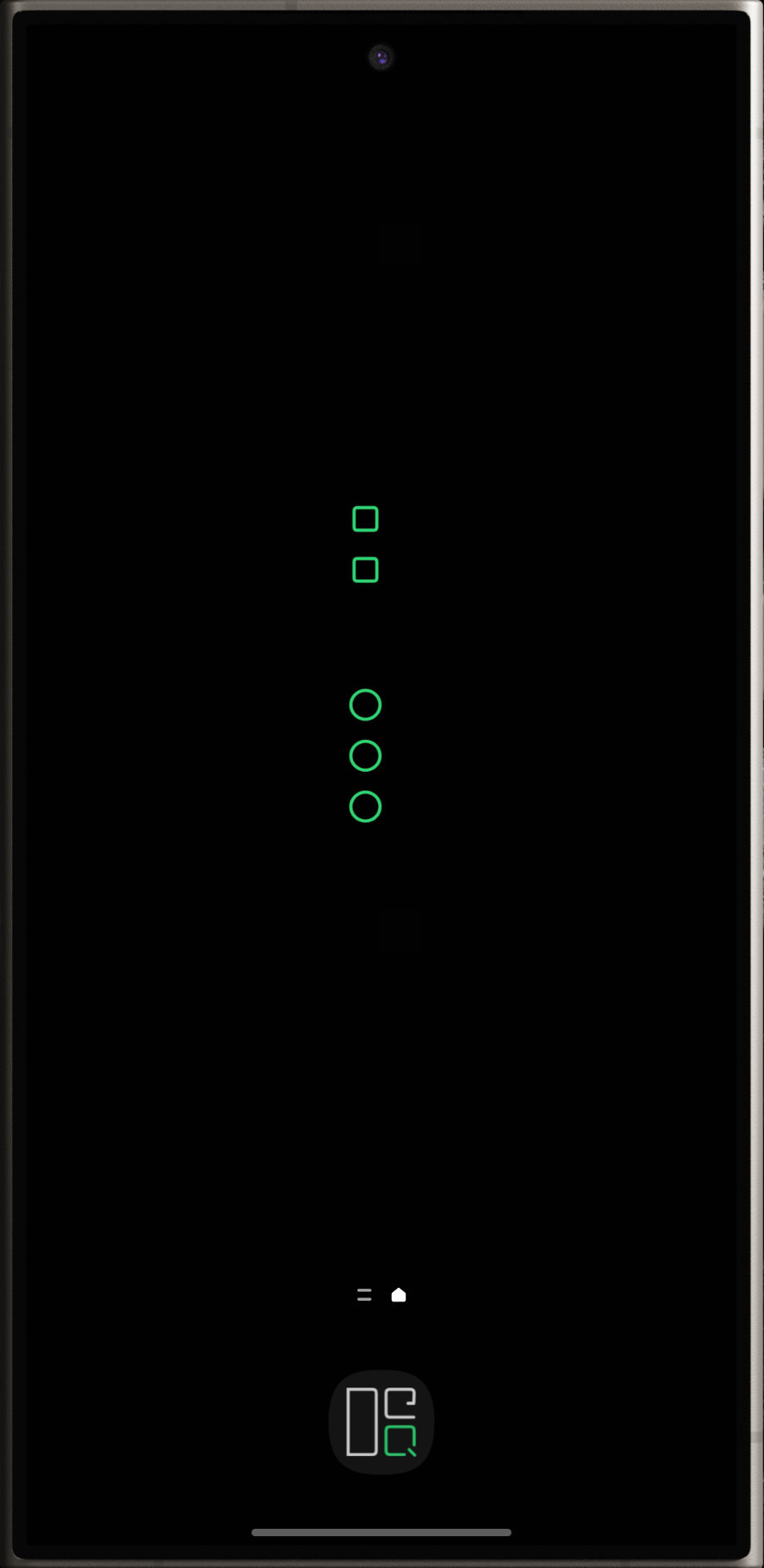 DeQ with minimal widgets on home screen