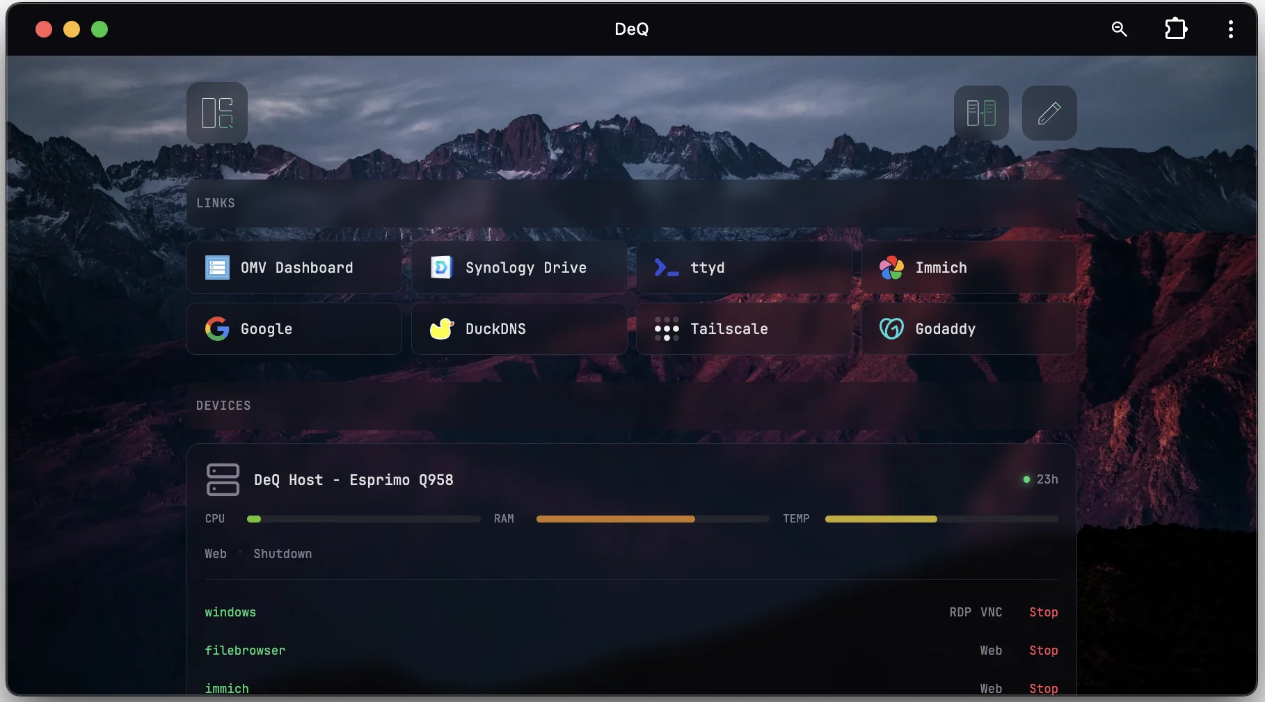DeQ Desktop